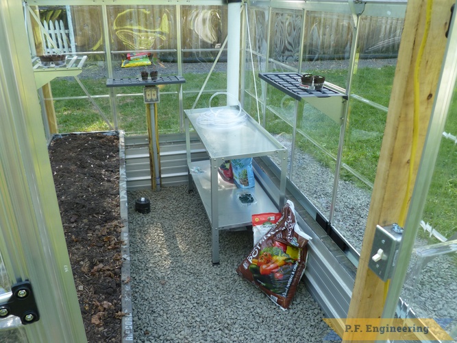DIY - Palram Greenhouse Project | almost finished.palram 6x10 greenhouse project