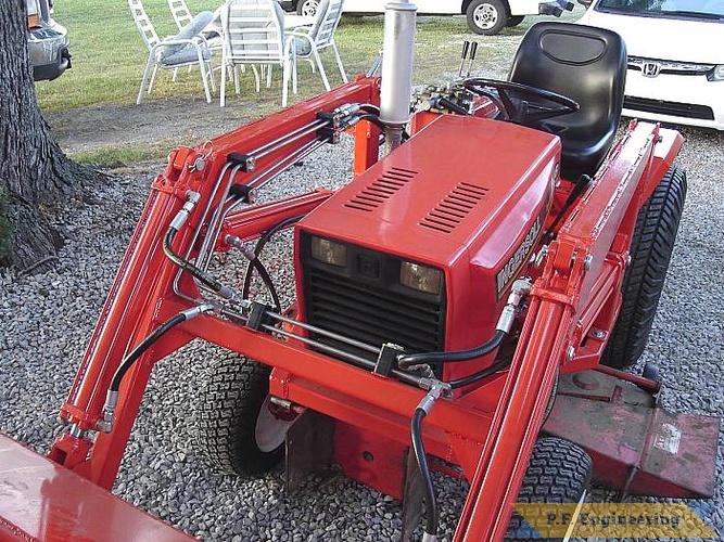 great work Vince! thanks for sending those pics. | Case Ingersoll 3018 garden tractor loader_2