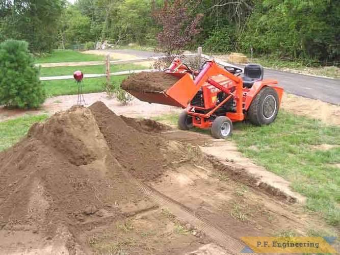 nice work on the loader Dave! | Case Ingersoll GT-3018 garden tractor loader_1