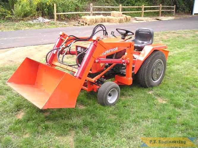 nice work on the loader Dave! | Case Ingersoll GT-3018 garden tractor loader_2
