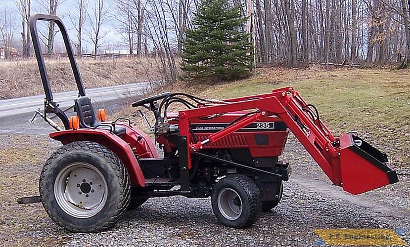 nice work on the quick disconnect loader! | Case International 235 compact tractor loader_1