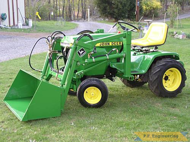 Richard M. from Cornwall-on-Hudson, New York recently completed this loader for his John Deere 317 and says it has 101 uses around his property. well done Richard! | John Deere 317_1