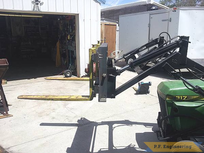 nice work Ryan! | John Deere 317 Garden tractor loader_1