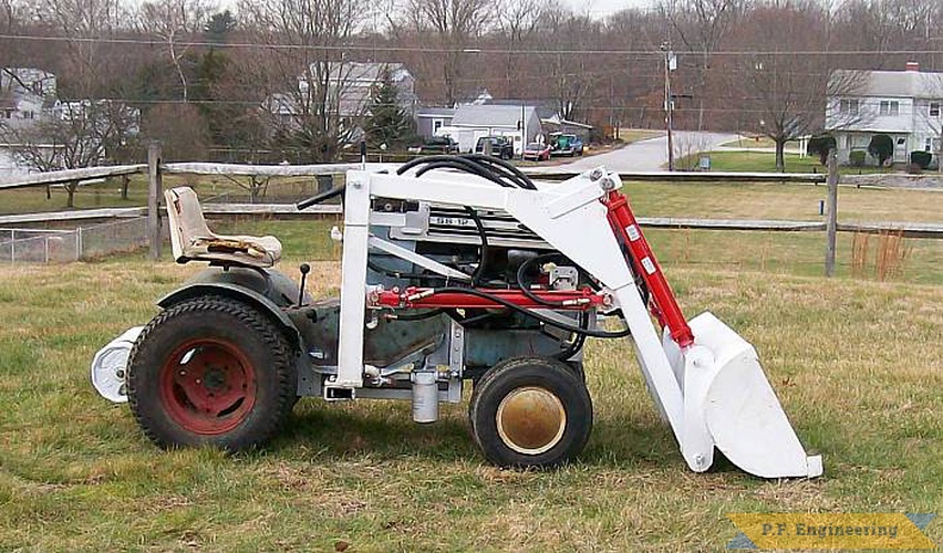 nice work Dana, i like the rounded bucket on that vintage tractor! | Sears Craftsman SS-12 garden tractor loader_1