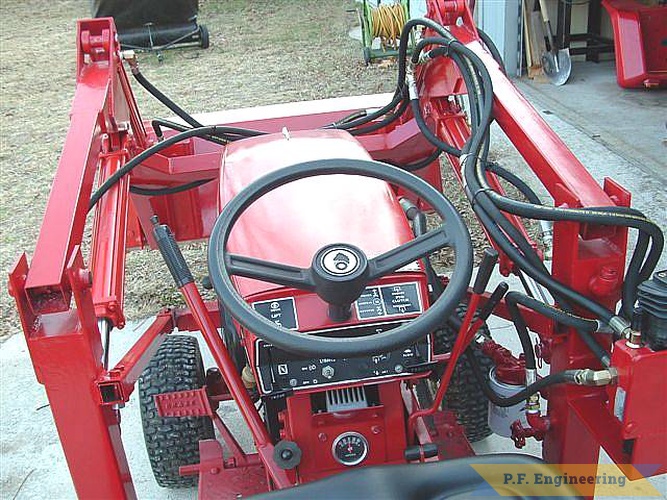 nice work Larry! | Wheel Horse 16 HP garden tractor Loader_1