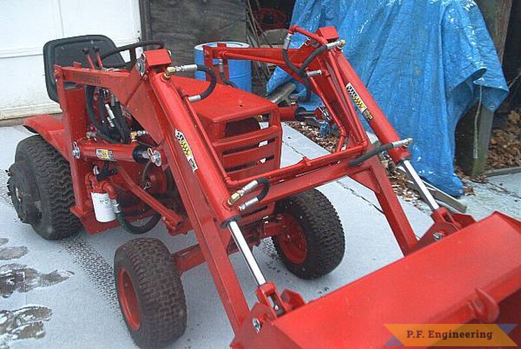  | WheelHorse garden tractor loader_3