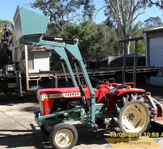 great work Mike! | Yanmar YM1500 compact tractor loader_2