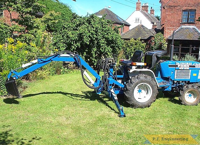 great work Mr. W!  | Ford 1220 compact tractor Micro Hoe_3