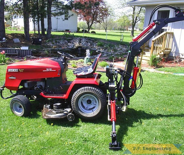 great work Tom! | Huskee 20-50 garden tractor Micro Hoe_3