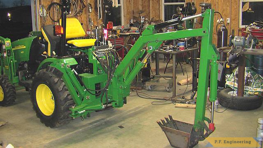 nice work Rick! | John Deere 2320 compact tractor backhoe_2