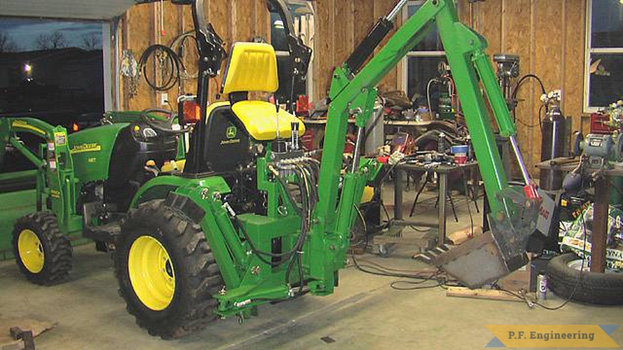 nice work Rick! | John Deere 2320 compact tractor backhoe_3