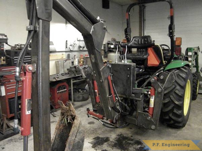 nice work Jeff! | John Deere Compact tractor micro hoe_1