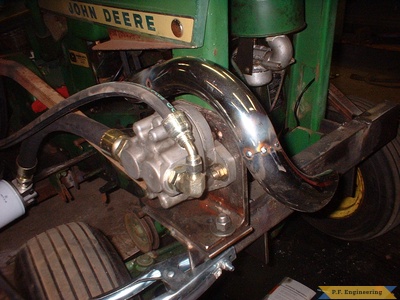 John Deere 110 loader custom exhaust by Jerry
