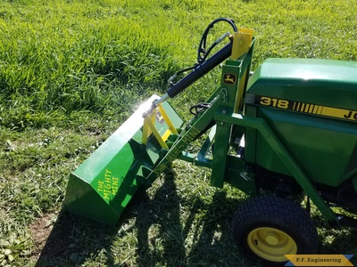Built by Gene H. from Palm, PA for his John Deere 318 - left side view 2