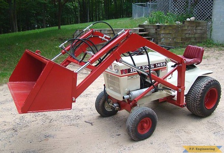 Bolens 1455 garden tractor loader_1