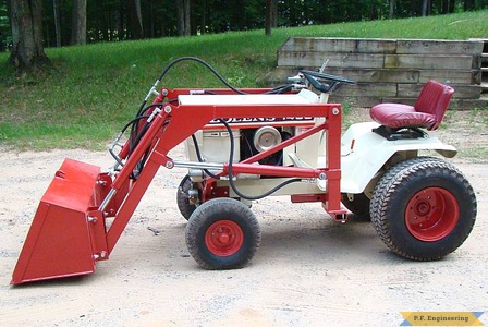 Bolens 1455 garden tractor loader_2