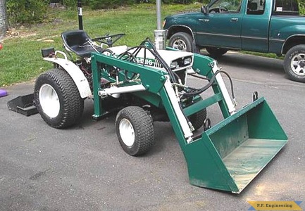 Bolens Iseki G154 compact tractor loader_3