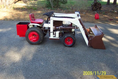 Brian's Bolens garden tractor loader project_1