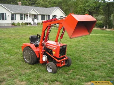 Case Ingersoll GT-3018 garden tractor loader_1