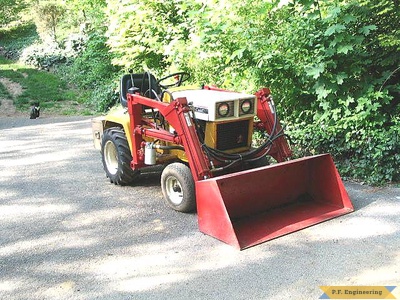 Cub Cadet 149 garden tractor front end loader_1
