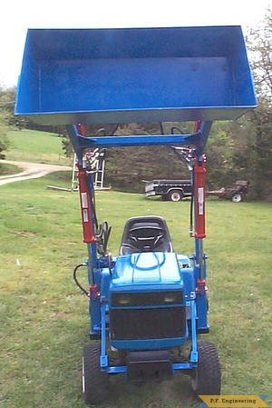 Ford LGT 18H garden tractor loader_4
