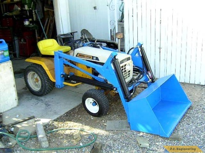 Gilson garden tractor front end loader_1