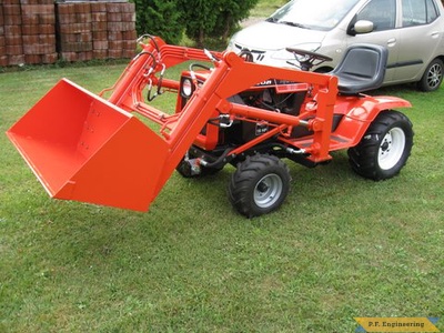 Gilson garden tractor loader_5