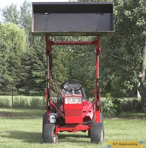 Gravely 8199-KT PRO garden tractor loader_3