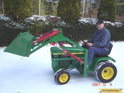 John Deere 112 Garden Tractor Loader_1