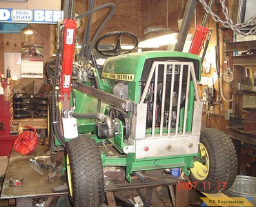 John Deere 112 Garden Tractor Loader_3