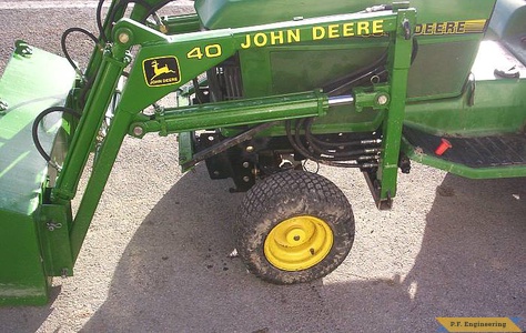 John Deere 425 Garden Tractor Loader_4
