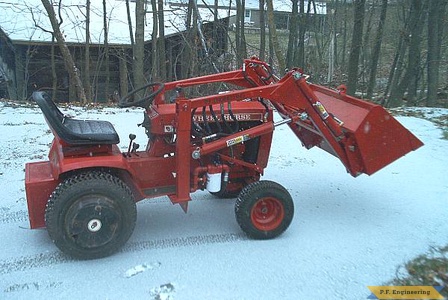 WheelHorse garden tractor loader_2