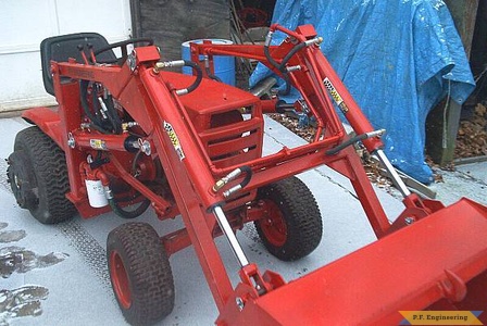 WheelHorse garden tractor loader_3